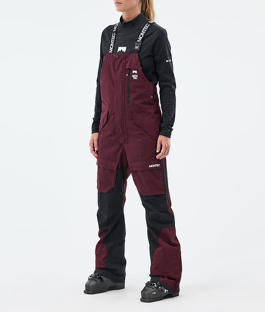 Montec Fawk W Skidbyxa Dam Burgundy/Black