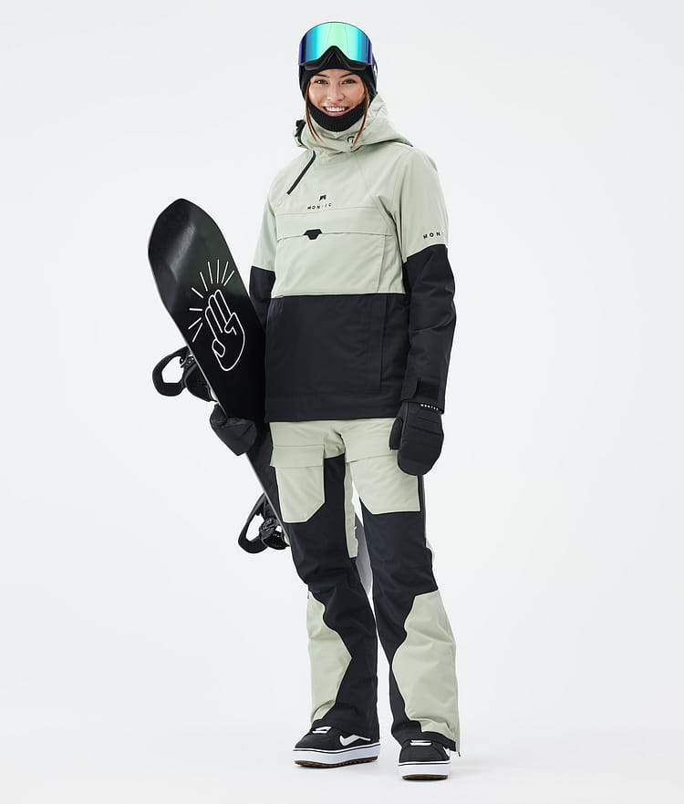 Montec Fawk W Snowboardbyxa Dam Soft Green/Black, Bild 2 av 7
