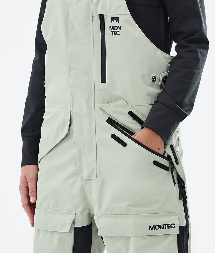 Montec Fawk W Snowboardbyxa Dam Soft Green/Black, Bild 5 av 7