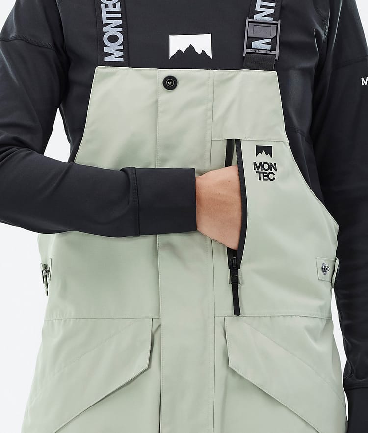 Montec Fawk W Snowboardbyxa Dam Soft Green/Black, Bild 6 av 7
