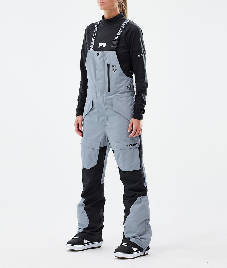 Montec Fawk W Snowboardbyxa Dam Soft Blue/Black