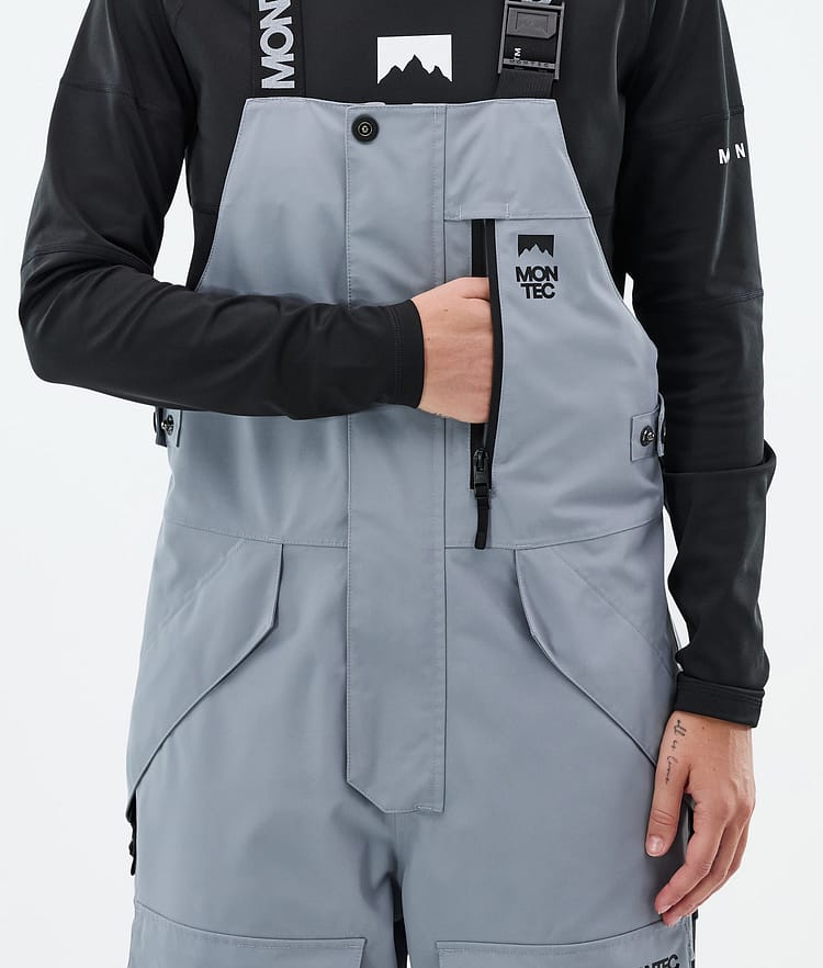 Montec Fawk W Snowboardbyxa Dam Soft Blue/Black Renewed, Bild 6 av 7