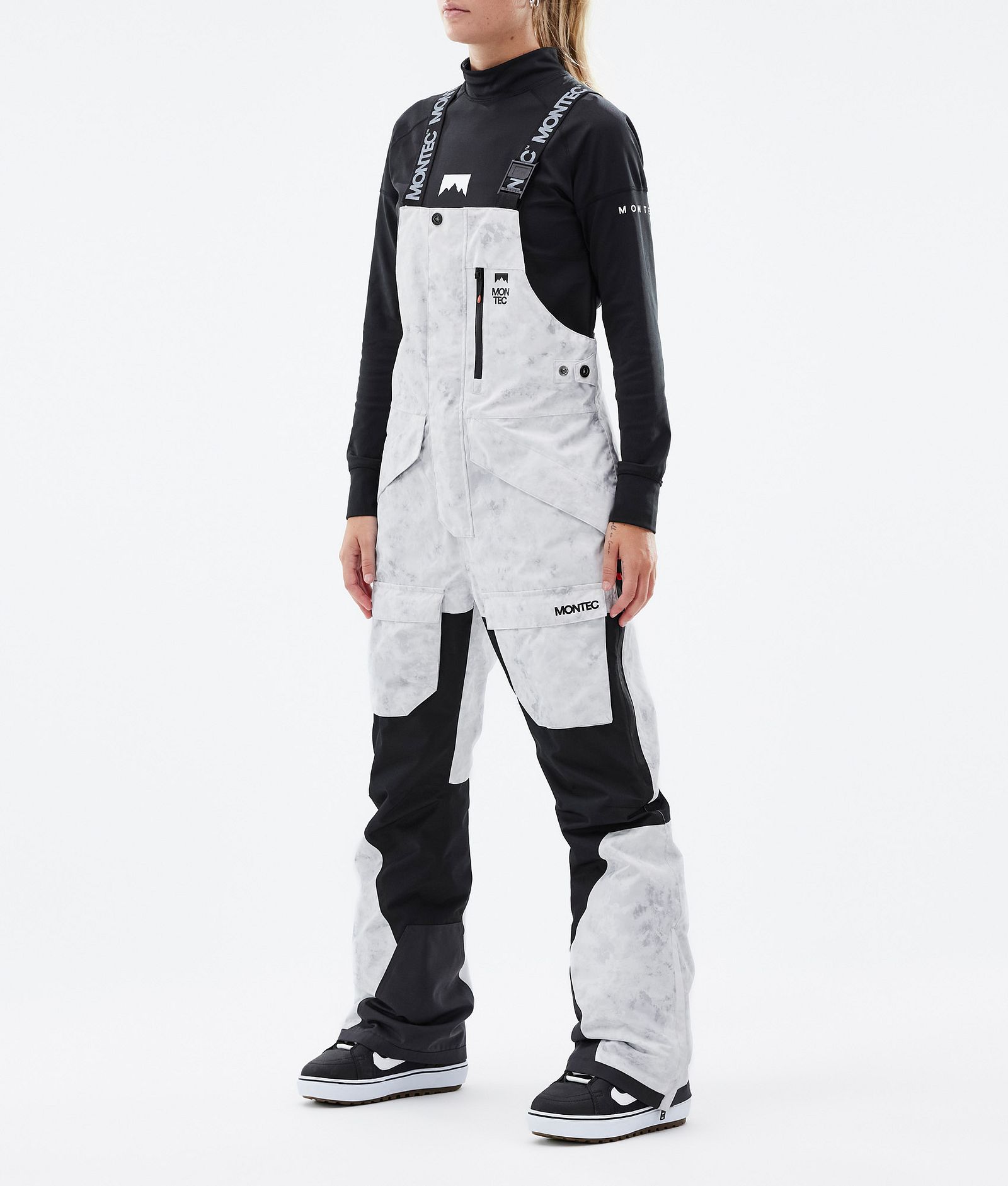 Montec Fawk W Snowboardbyxa Dam White Tiedye, Bild 1 av 6