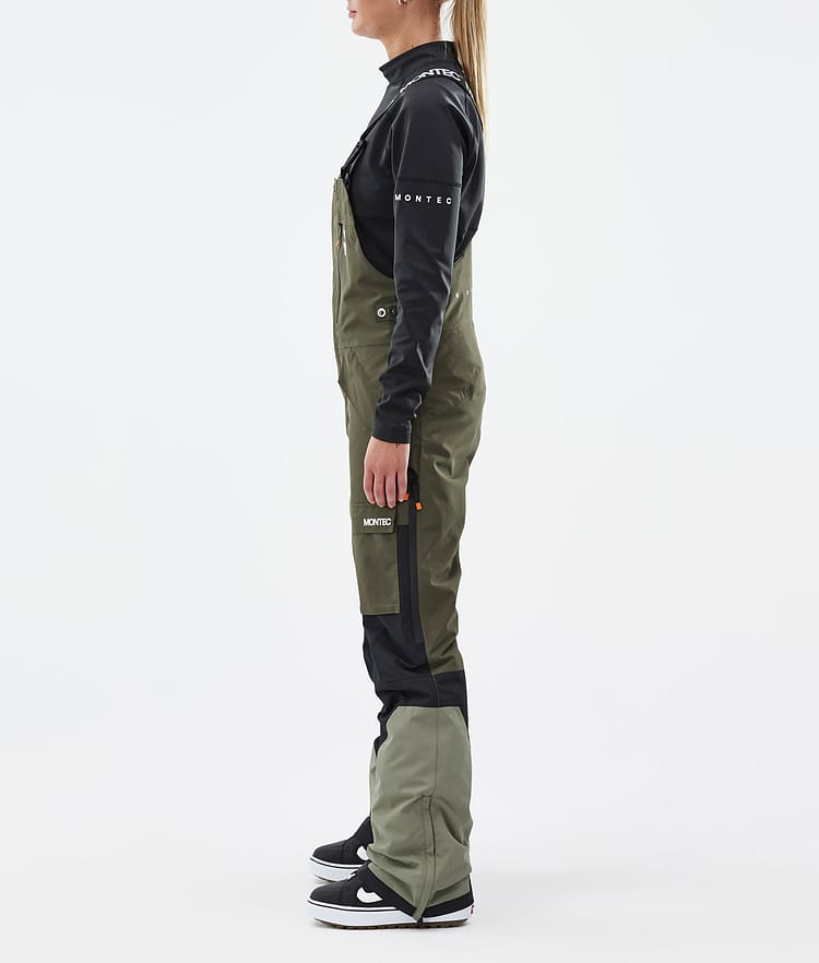 Montec Fawk W Snowboardbyxa Dam Olive Green/Black/Greenish Renewed, Bild 3 av 7