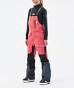 Montec Fawk W Snowboardbyxa Dam Coral/Black/Metal Blue