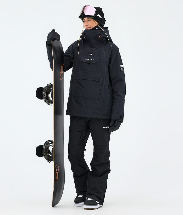 Montec Kirin W Snowboardbyxa Dam Black, Bild 2 av 6