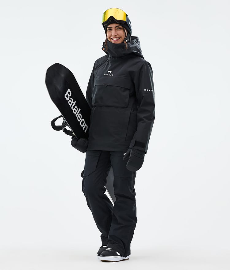 Montec Kirin W Snowboardbyxa Dam Black, Bild 2 av 6