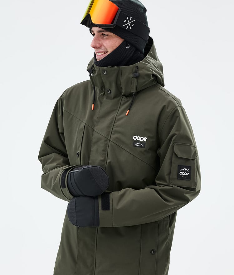 Dope Adept Skidjacka Herr Olive Green, Bild 2 av 9