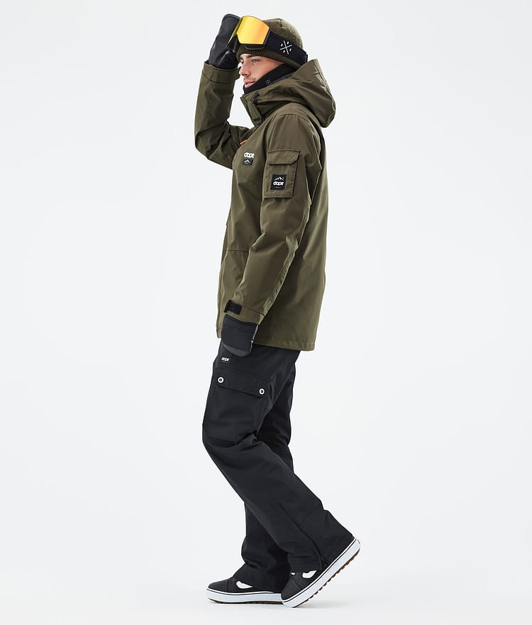 Dope Adept Snowboardjacka Herr Olive Green