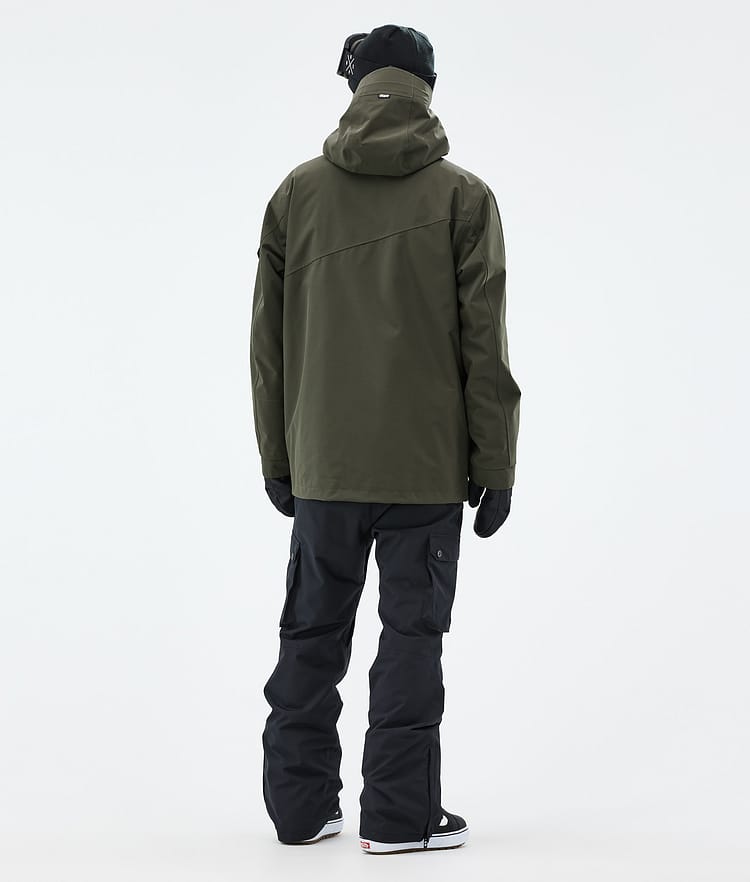 Dope Adept Snowboardjacka Herr Olive Green Renewed, Bild 5 av 9