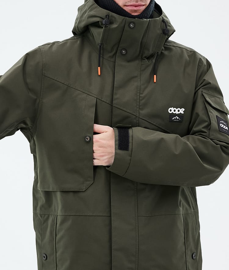 Dope Adept Skidjacka Herr Olive Green, Bild 9 av 9
