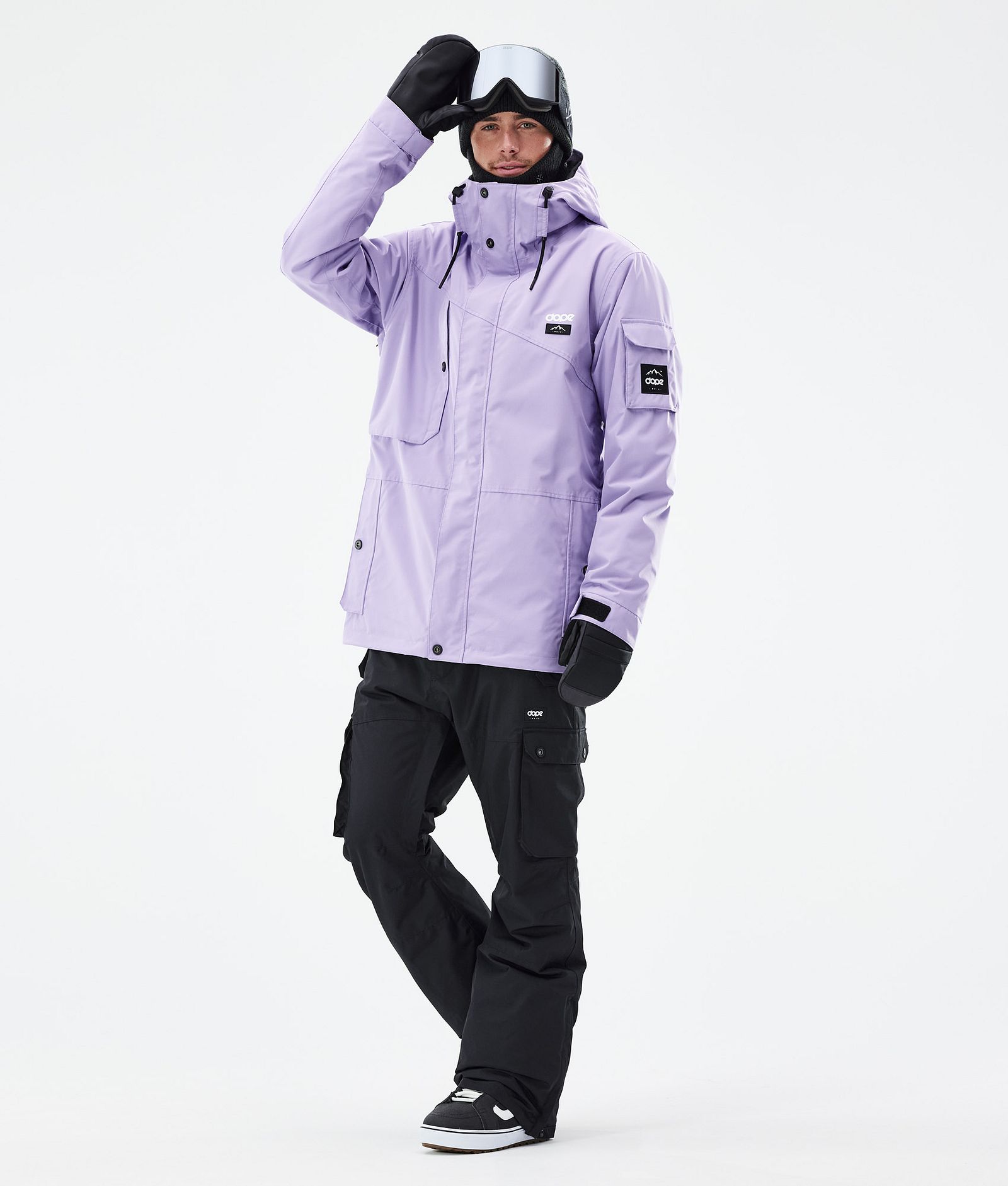 Dope Adept Snowboardjacka Herr Faded Violet Renewed, Bild 2 av 9