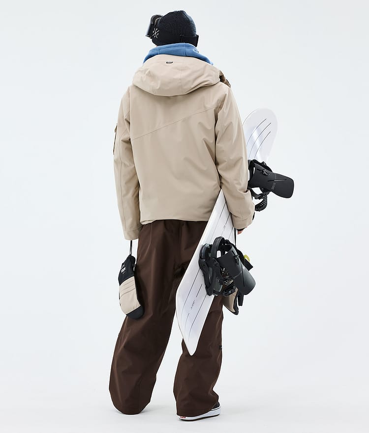 Dope Adept Snowboardoutfit Herr Sand/Dark Brown, Image 2 of 2