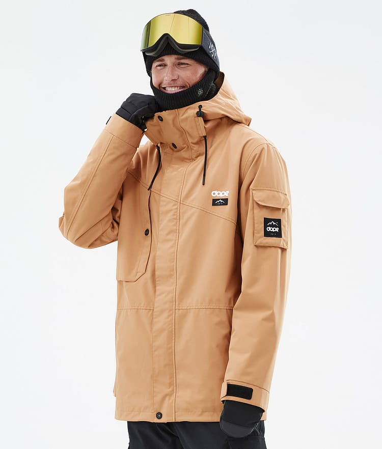 Dope Adept Skidjacka Herr Khaki Yellow, Bild 1 av 9