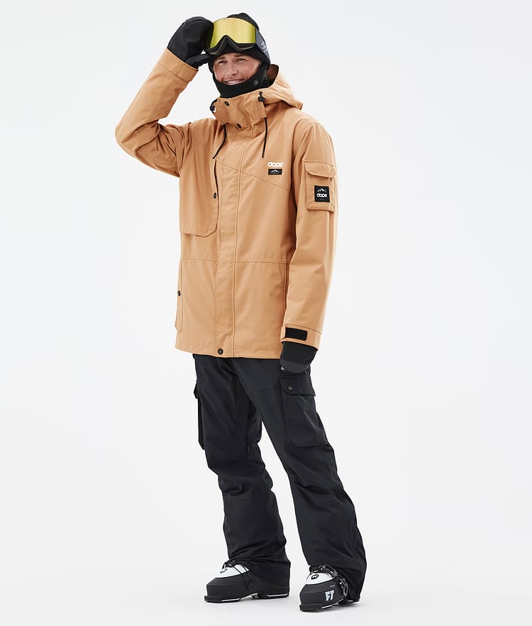 Dope Adept Skidjacka Herr Khaki Yellow, Bild 3 av 9