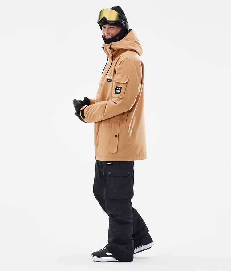 Dope Adept Snowboardjacka Herr Khaki Yellow, Bild 4 av 9