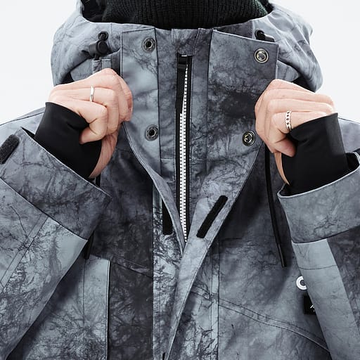 Främre dragkedja med dubbla flikar Huvudproduktbild,