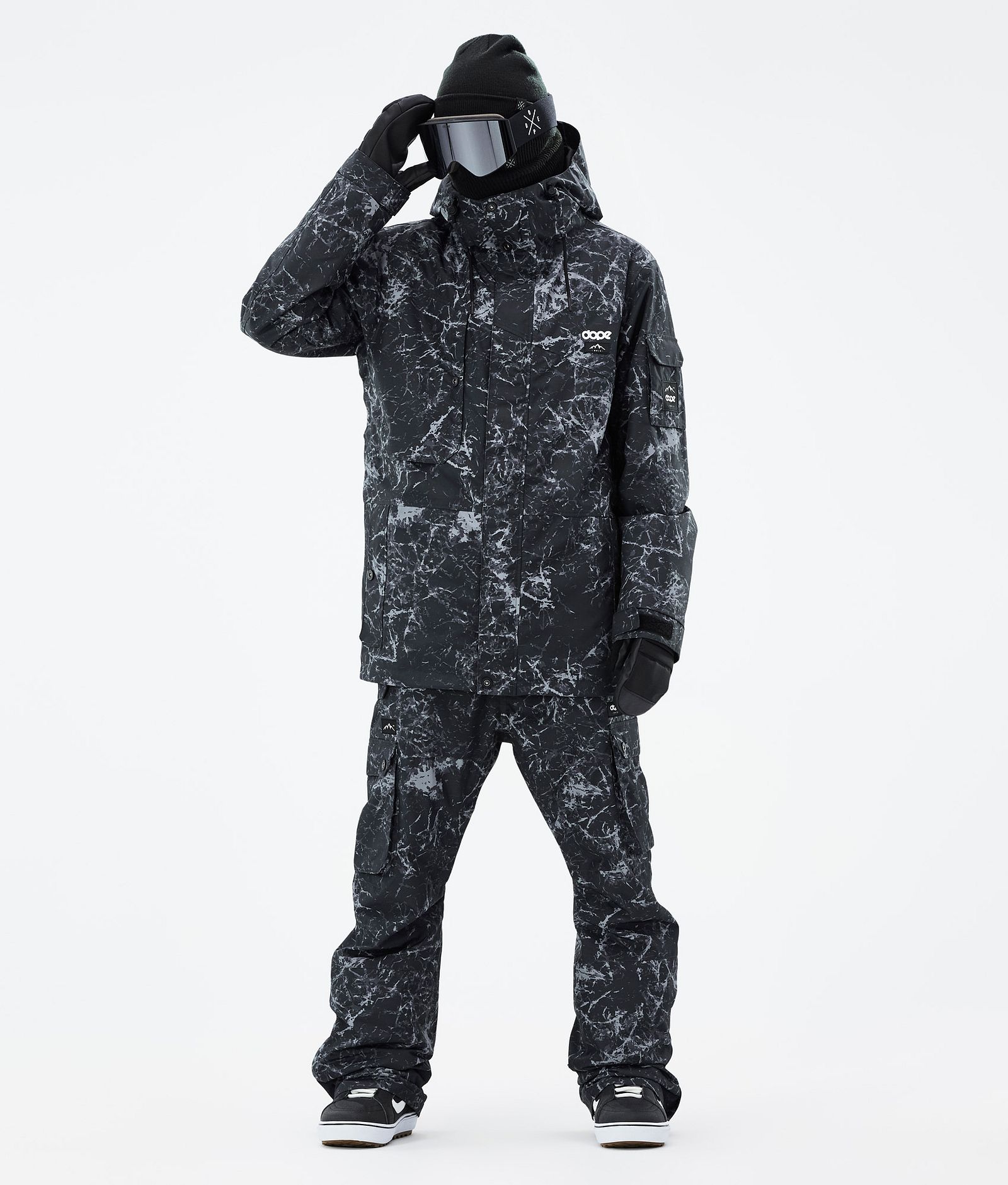 Dope Adept Snowboardjacka Herr Rock Black, Bild 3 av 10