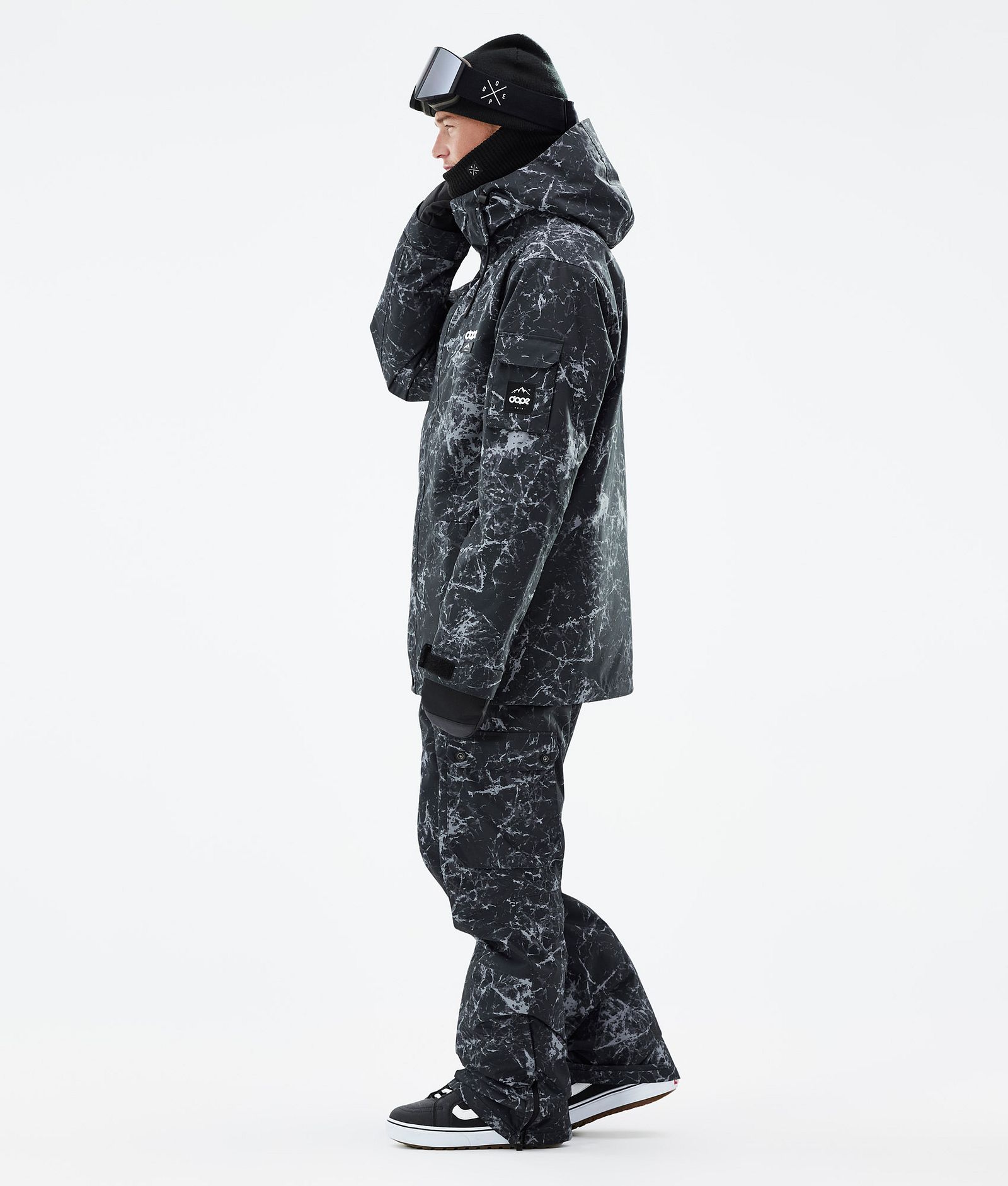 Dope Adept Snowboardjacka Herr Rock Black, Bild 4 av 10