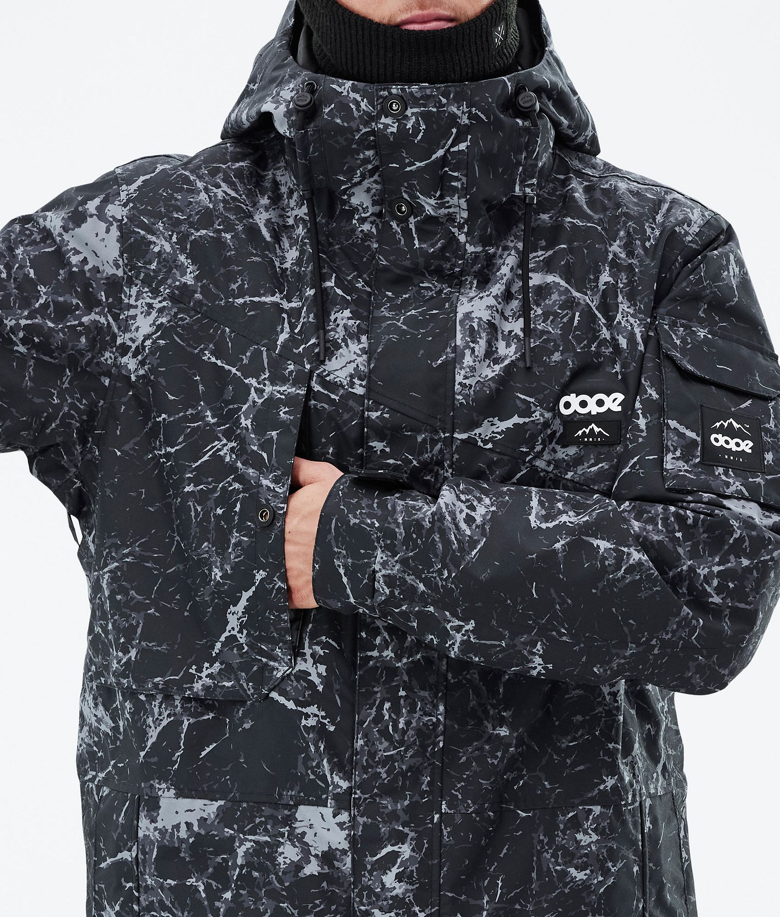 Dope Adept Snowboardjacka Herr Rock Black, Bild 9 av 10