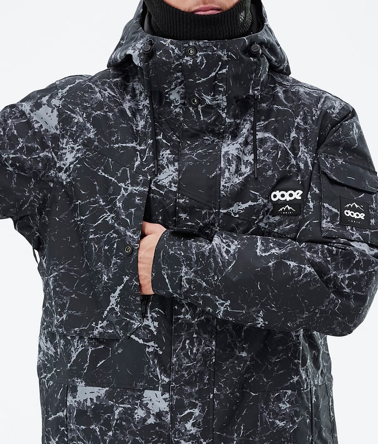 Dope Adept Snowboardjacka Herr Rock Black, Bild 9 av 10
