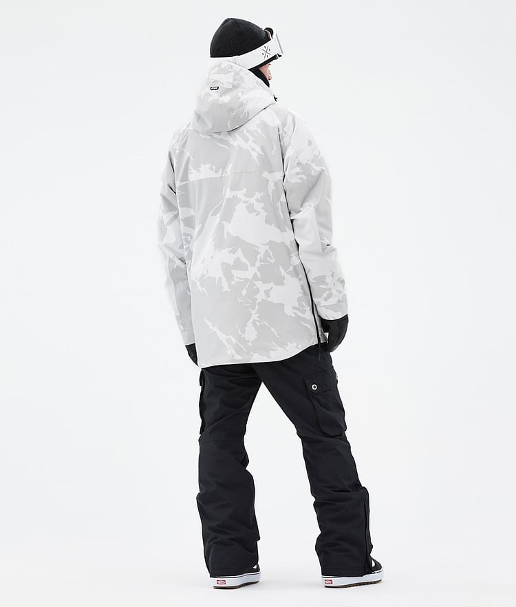 Dope Akin Snowboardjacka Herr Grey Camo Renewed