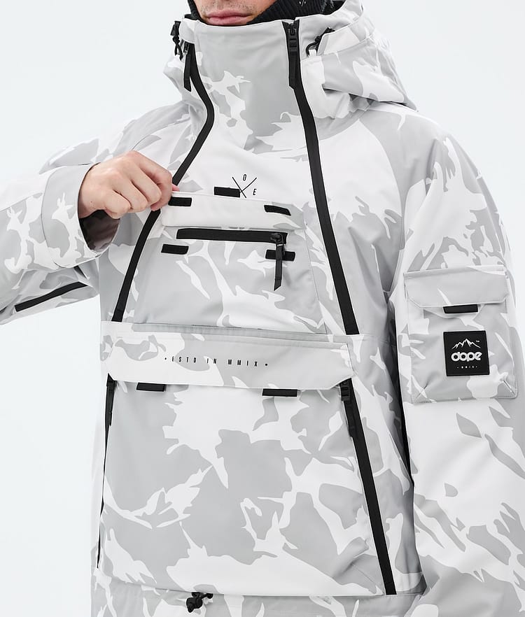 Dope Akin Snowboardjacka Herr Grey Camo, Bild 9 av 9