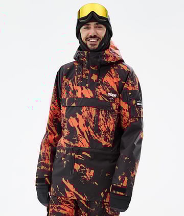 Dope Annok Snowboardjacka Man Paint Orange