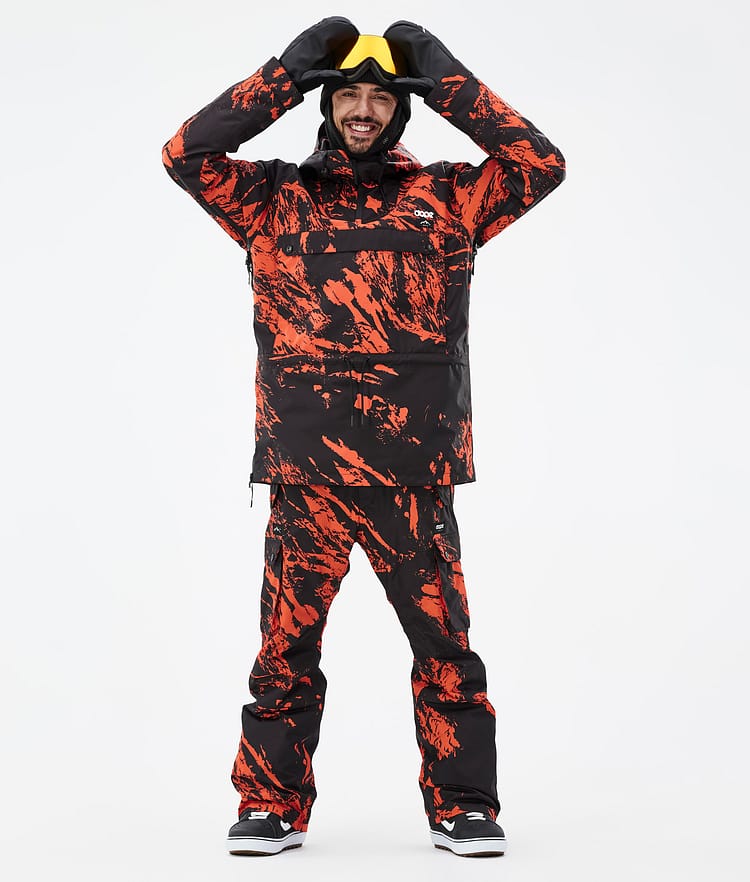 Dope Annok Snowboardjacka Herr Paint Orange