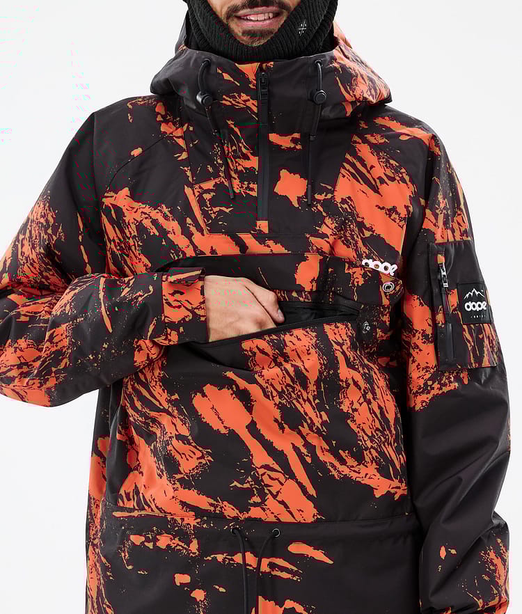 Dope Annok Snowboardjacka Herr Paint Orange, Bild 9 av 9