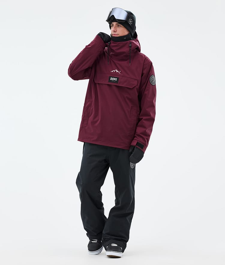 Dope Blizzard Snowboardjacka Herr Burgundy, Bild 3 av 9