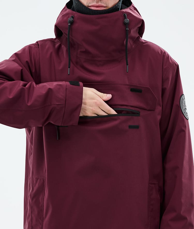 Dope Blizzard Snowboardjacka Herr Burgundy, Bild 9 av 9