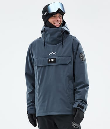 Dope Blizzard Snowboardjacka Man Metal Blue Renewed