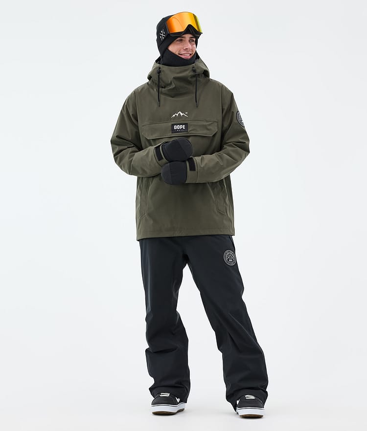 Dope Blizzard Snowboardjacka Herr Olive Green, Bild 2 av 8