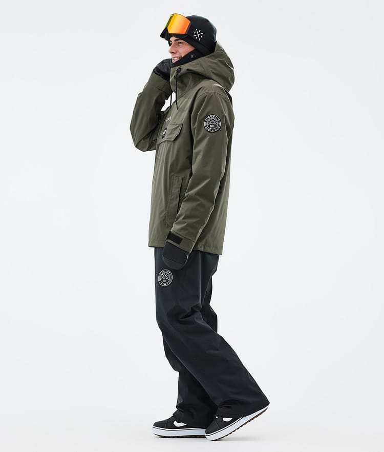 Dope Blizzard Snowboardjacka Herr Olive Green, Bild 3 av 8