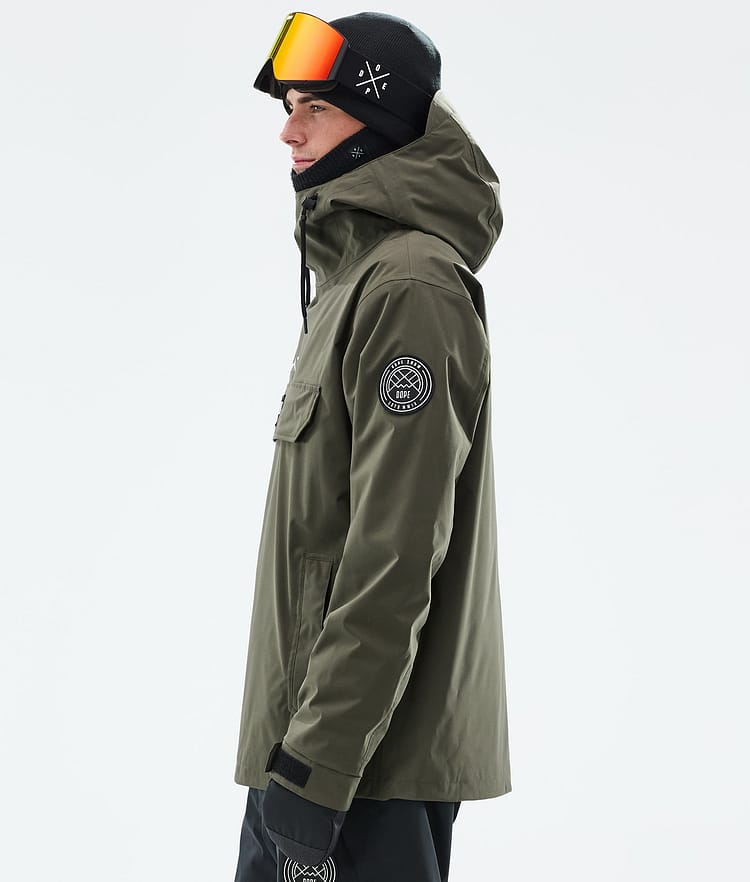 Dope Blizzard Snowboardjacka Herr Olive Green, Bild 5 av 8
