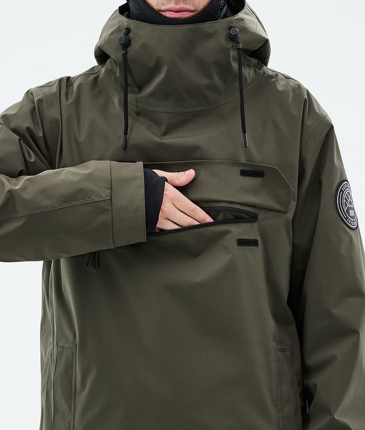 Dope Blizzard Snowboardjacka Herr Olive Green, Bild 8 av 8