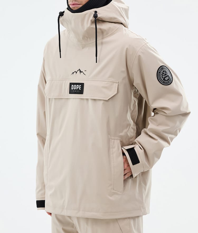 Dope Blizzard Snowboardjacka Herr Sand, Bild 7 av 8