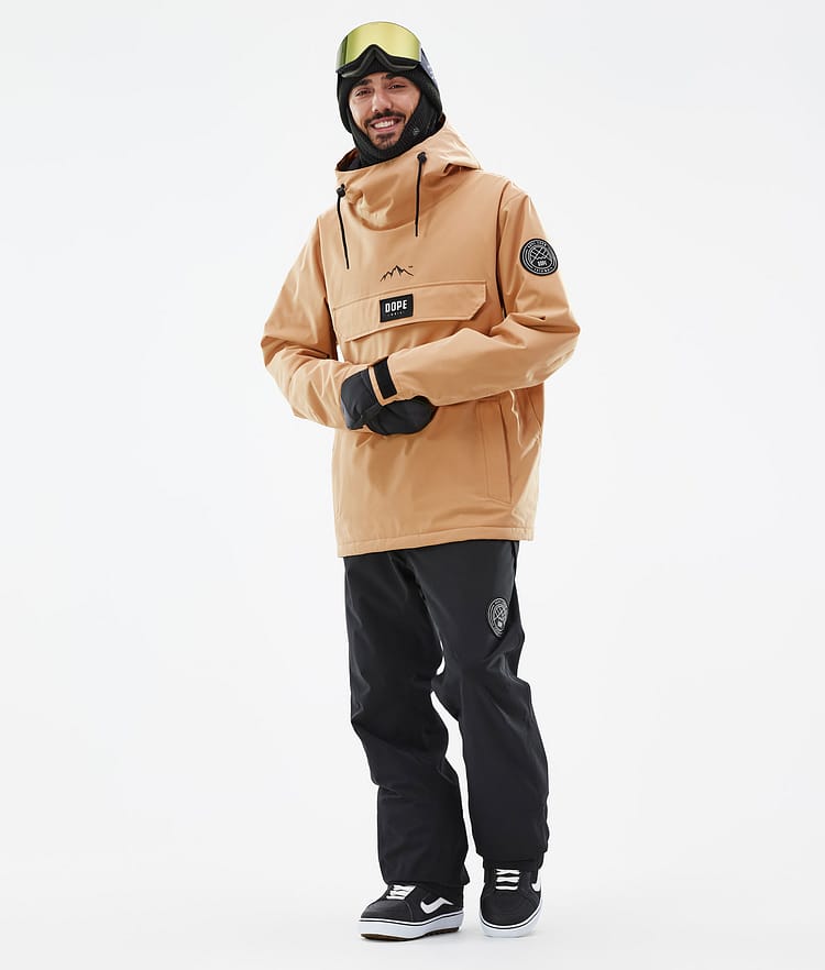 Dope Blizzard Snowboardjacka Herr Khaki Yellow, Bild 3 av 9