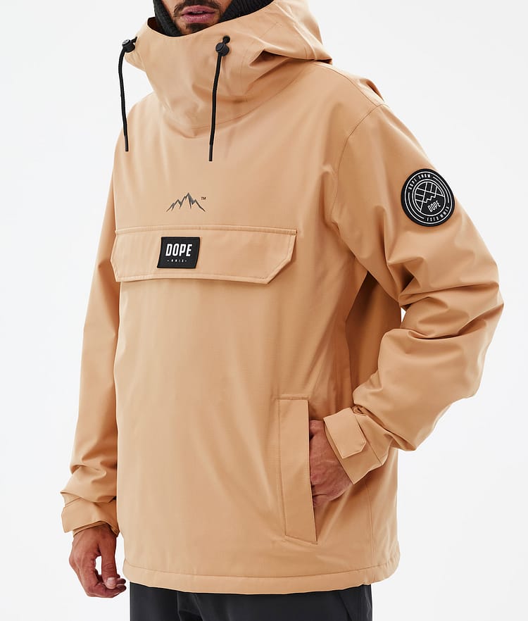 Dope Blizzard Snowboardjacka Herr Khaki Yellow, Bild 8 av 9