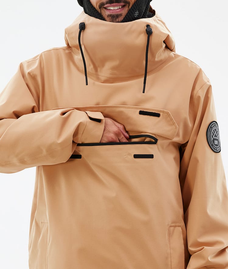 Dope Blizzard Snowboardjacka Herr Khaki Yellow, Bild 9 av 9