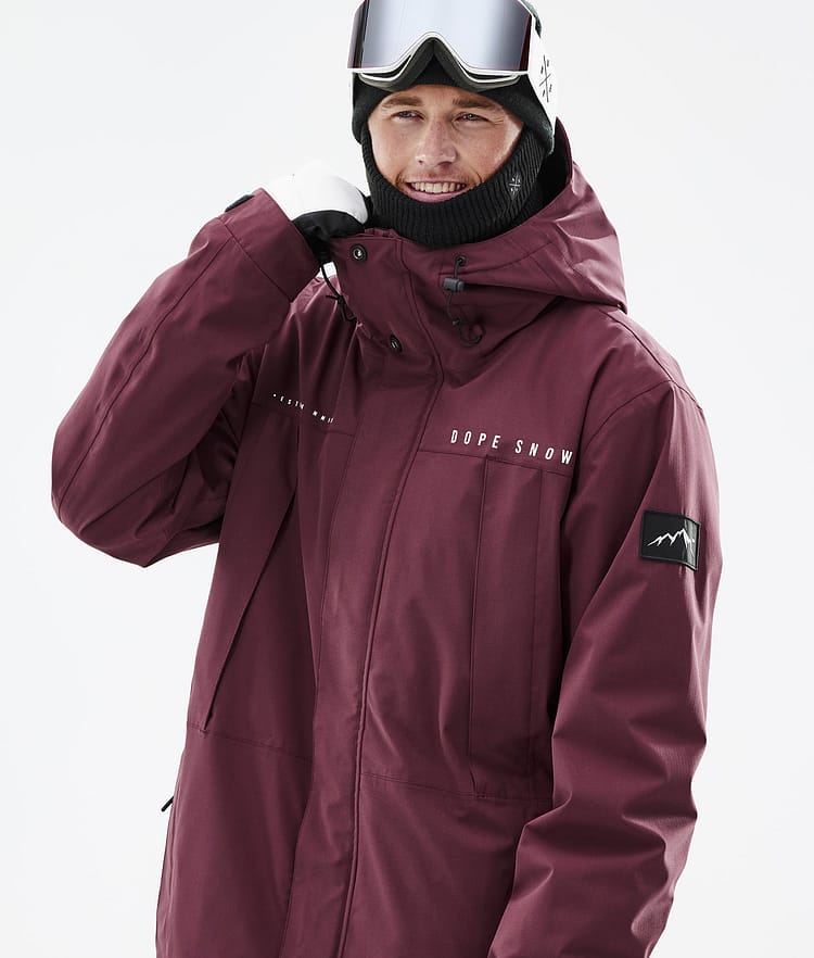 Dope Ranger Snowboardjacka Herr Burgundy, Image 2 of 10