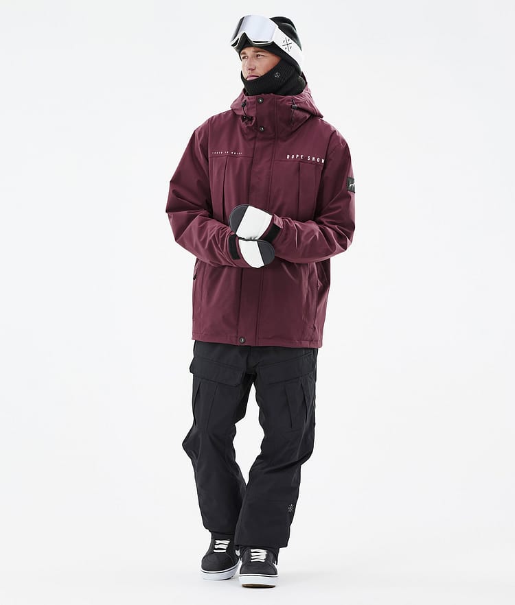 Dope Ranger Snowboardjacka Herr Burgundy, Image 3 of 10