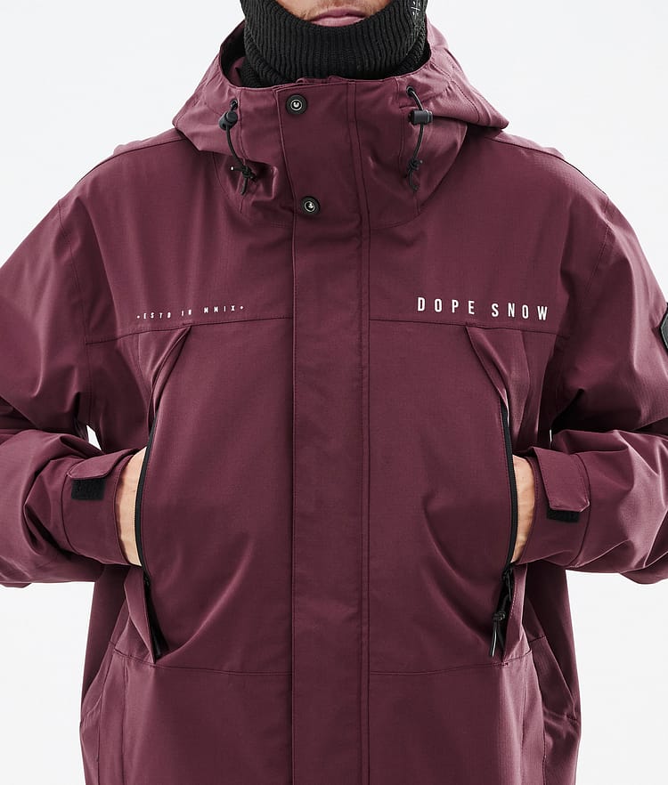 Dope Ranger Snowboardjacka Herr Burgundy, Image 9 of 10
