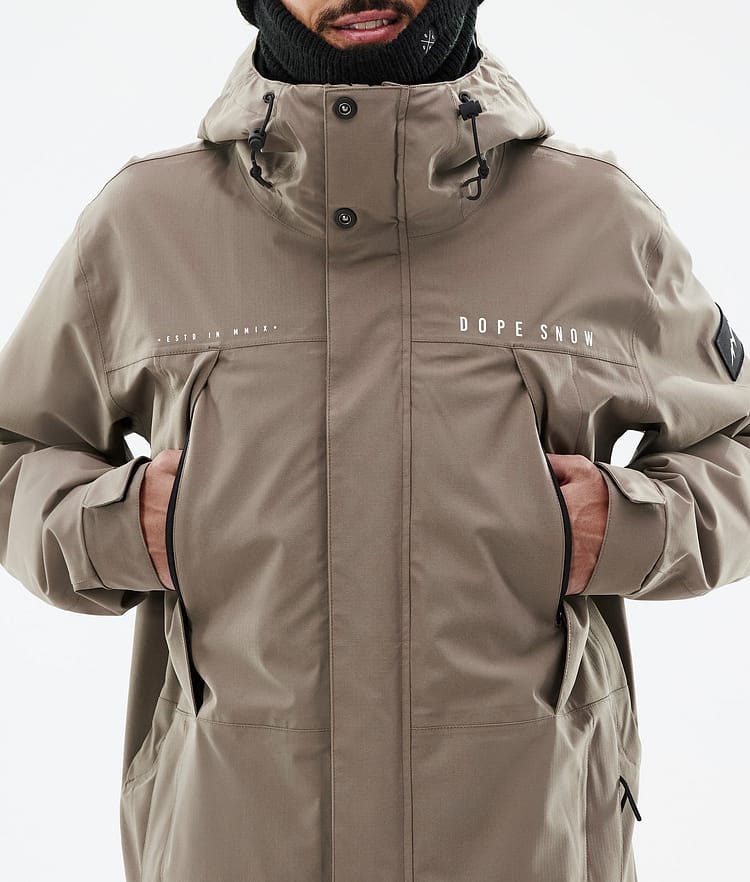 Dope Ranger Snowboardjacka Herr Walnut, Image 9 of 10
