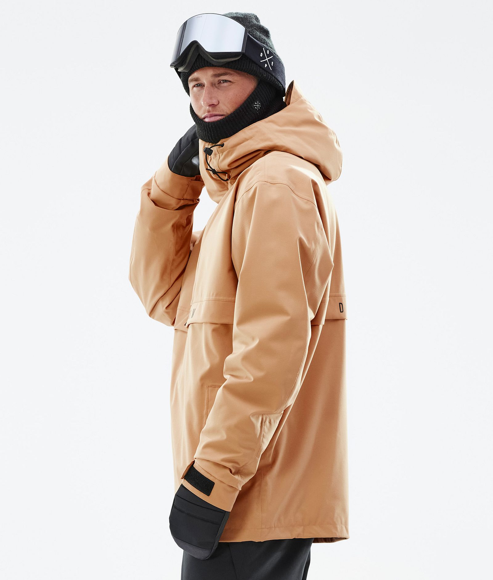 Dope Legacy Snowboardjacka Herr Khaki Yellow Renewed, Bild 6 av 9