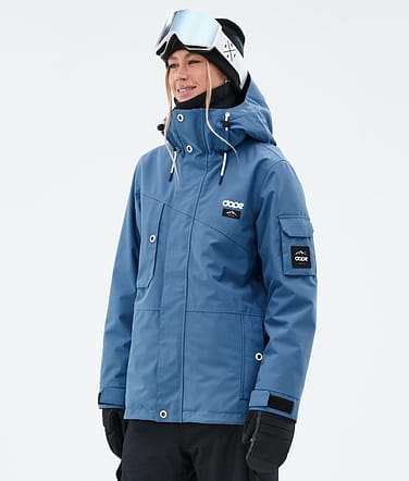 Dope Adept W Snowboardjacka Dam Blue Steel