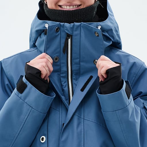 Främre dragkedja med dubbla flikar Huvudproduktbild,