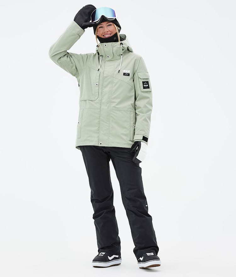 Dope Adept W Snowboardjacka Dam Soft Green Renewed, Bild 3 av 10