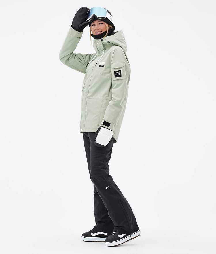 Dope Adept W Snowboardjacka Dam Soft Green Renewed, Bild 4 av 10